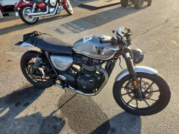  Salvage Triumph Motorcycle Street