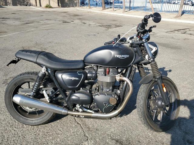  Salvage Triumph Motorcycle Street