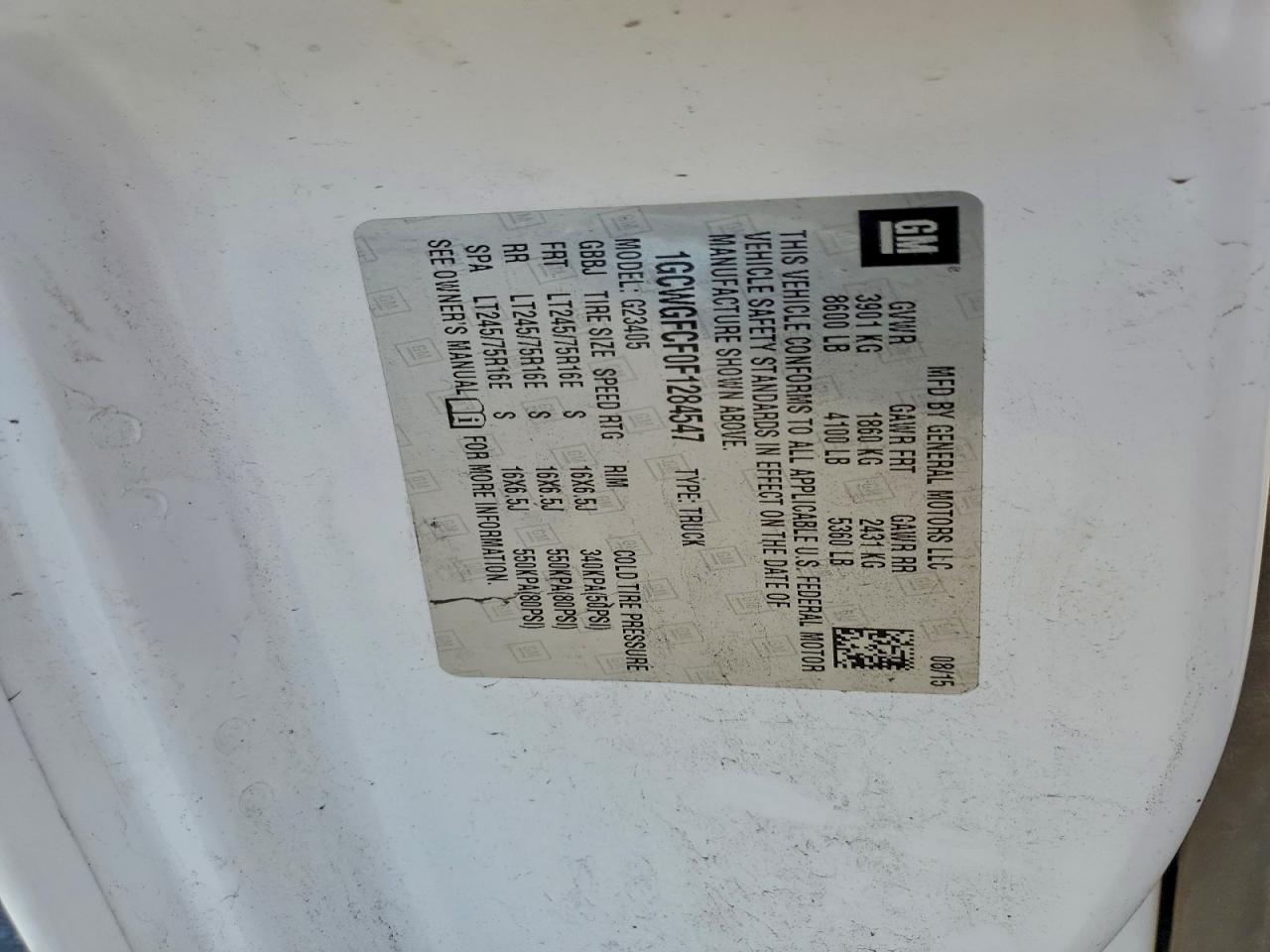 Chevrolet Express Image 13