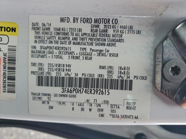 Ford Fusion Se Image 12