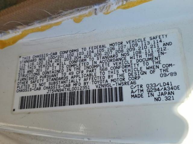 Toyota Pickup Cab Chassis Super Long Wheelbase Image 2